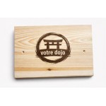 Plaque de bois gravé personnalisée – 8 x 11 po