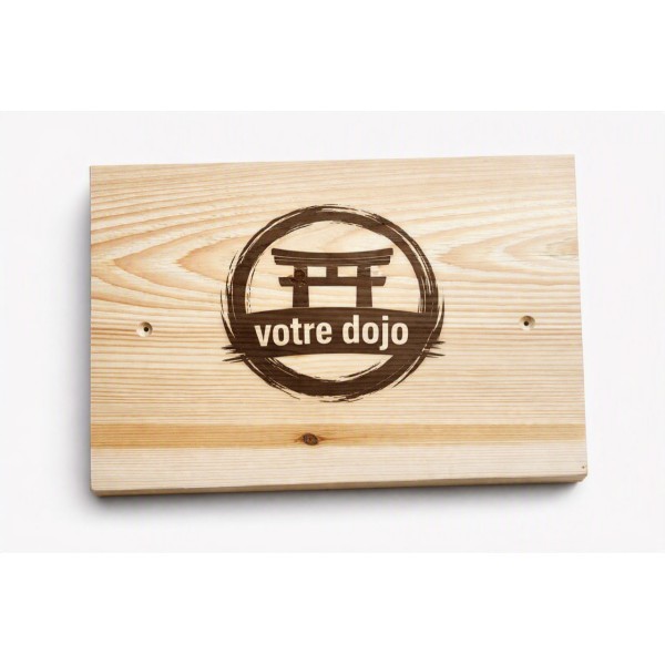 Plaque de bois gravé personnalisée – 8 x 11 po
